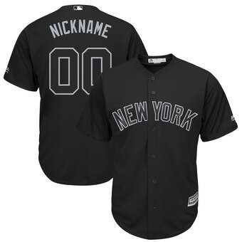 New York Yankees Majestic 2019 Players' Weekend Cool Base Roster Customized Black Jersey,We sell and wholesale New York Yankees Majestic 2019 Players' Weekend Cool Base Roster Customized Black Jersey on line form chian!
